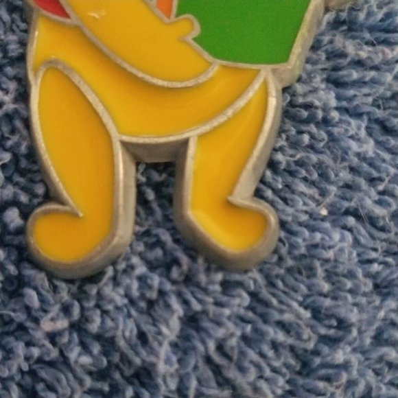 Disney Movie Club Winnie the Pooh Stain Glass Holiday Ornament Vintage - Picture 4 of 4